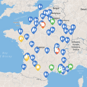 On a créé une carte des lieux où pratiquer la LSF !