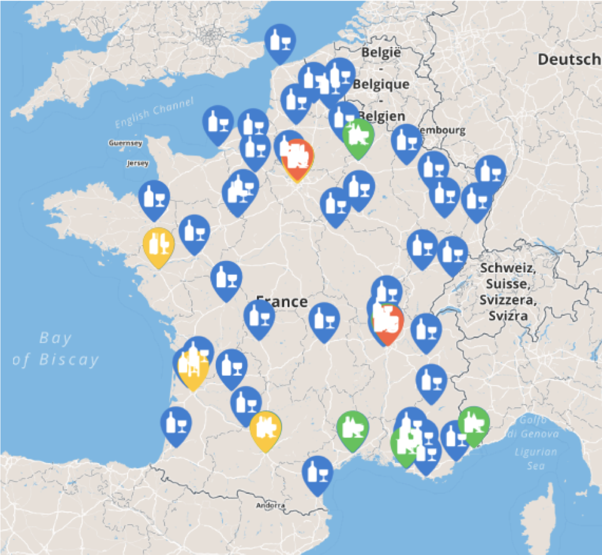 On a créé une carte des lieux où pratiquer la LSF !